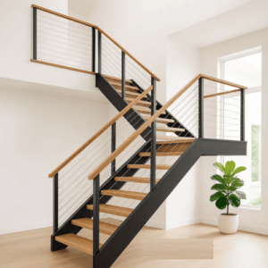 Thi Công Lan Can Cầu Thang Sắt Hộp Tại Đà Nẵng