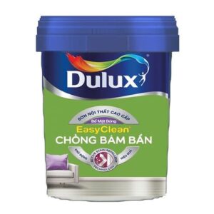 Dulux EasyClean Chống Bám Bẩn Kháng Virus – Bề Mặt Bóng , Thùng 1L, 5L, 15L