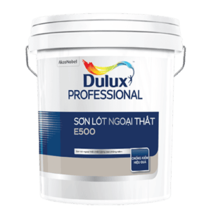 Sơn lót ngoại thất Dulux Professional E500 – Giải pháp chống kiềm, bám dính bền vững cho tường ngoài trời