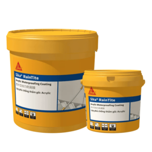 Sika® RainTite – Giải pháp chống thấm tường ngoài và mái bê tông gốc acrylic