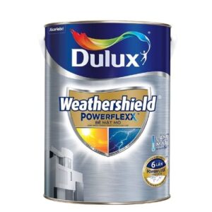 Sơn Ngoại Thất Cao Cấp Dulux Weathershield Powerflexx – Bề Mặt Mờ (1L & 5L)