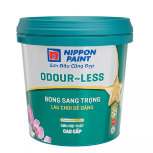 Sơn nội thất Nippon Odour-less Bóng Sang Trọng 5L & 15L: bóng đẹp sang, lau chùi “nhẹ tay”, bền màu và kháng khuẩn