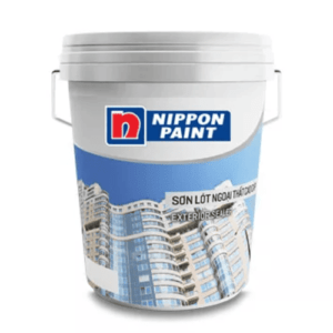 Sơn ngoại thất Nippon Texkote (Sơn Gai) 18L: tạo hiệu ứng phun trang trí, bền màng, chống trầy xước và chịu thời tiết