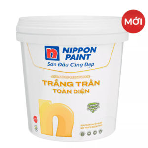 Sơn Nippon Trắng Trần Toàn Diện 5L – 15L: giải pháp sơn trần sạch đẹp, bền màu cho nội – ngoại thất
