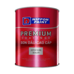 Sơn lót gốc dầu Nippon Paint Hitex 5180 Sealer 5L, 20L: chống kiềm mạnh, bám dính cao, hạn chế ố loang cho ngoại thất bền lâu