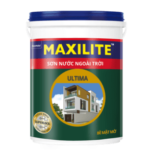 Sơn nước ngoại thất Maxilite Ultima - Bề mặt mờ , Thùng 5 lít, 18 Lít