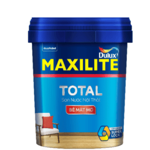 Sơn nước nội thất Maxilite Total từ Dulux Bề Mặt Mờ Chống bong tróc hiệu quả cho màu đẹp lâu phai 5L 15L 18L