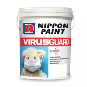 Sơn nước nội thất Nippon Paint VirusGuard 1L & 5L: kháng vi rút – kháng khuẩn, bền màu, chịu chùi rửa cao cho không gian cần an toàn