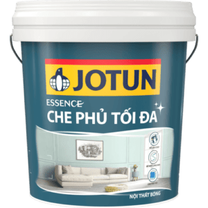 Sơn phủ nội thất Jotun Essence Che Phủ Tối Đa Bóng – 1L, 5L, 15L tường láng mịn, sạch đẹp chỉ sau 2 lớp