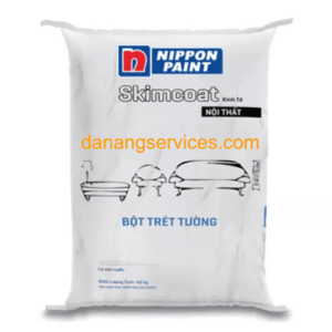 Bột trét nội thất Nippon Skimcoat Nội Thất 40kg: nền phẳng mịn “đáng tiền” cho mọi lớp sơn hoàn thiện