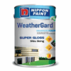 Sơn ngoại thất Nippon WeatherGard Siêu Bóng (1L, 5L, 18L): Sáng bóng sang trọng, chống thấm và bền màu cho tường ngoài trời