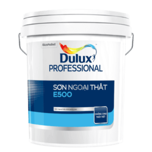 Sơn ngoại thất Dulux Professional E500 – Thùng 18L Lựa chọn bền đẹp cho tường ngoài trời